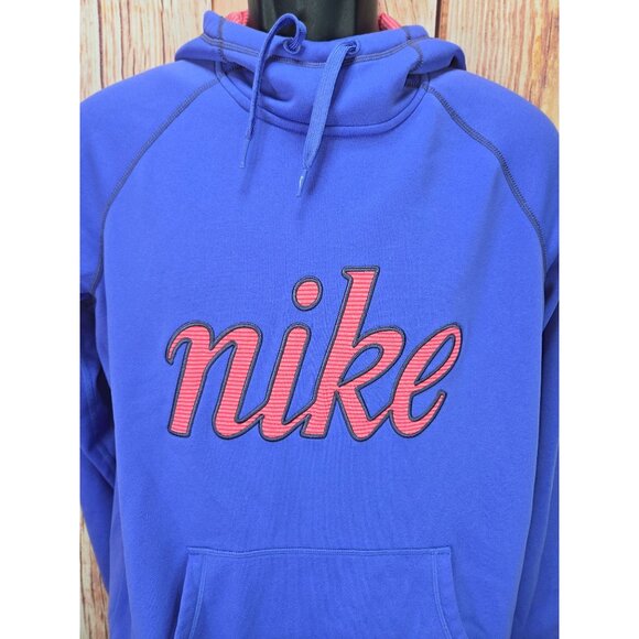 Nike Womens Therma-Fit Hoodie Large Blue - Picture 3 of 7